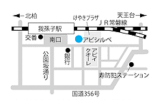 会場案内の地図